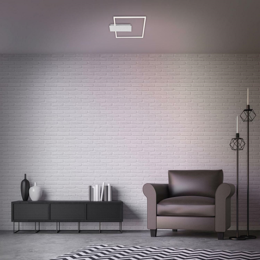 Briloner 3544-018 - Dimmbare LED-Deckenleuchte NICO LED/12W/230V matt Chrom