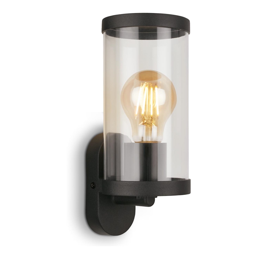 Briloner 3600-015 - Outdoor-Wandleuchte KAIRO 1xE27/12W/230V IP44 schwarz