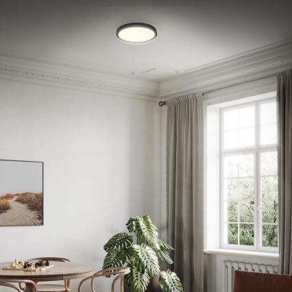 Briloner 3703-015 - LED-Deckenleuchte RUNA LED/24W/230V 3000K d 38 cm schwarz