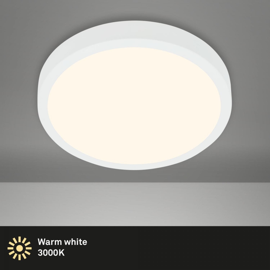 Briloner 3703-016 - LED-Deckenleuchte RUNA LED/24W/230V 3000K d 38 cm weiß