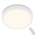 Briloner 3704-016 - Dimmbare LED-Deckenleuchte RUNA LED/22W/230V 2700-6500K weiß + Fernbedienung