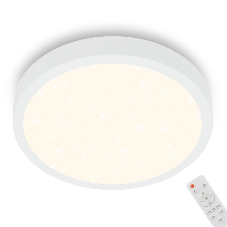 Briloner 3704-016 - Dimmbare LED-Deckenleuchte RUNA LED/22W/230V 2700-6500K weiß + Fernbedienung