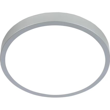 Briloner 3709-014 - Dimmbare LED-RGBW-Deckenleuchte LED/22W/230V 4000K d 38 cm silbern + Fernbedienung