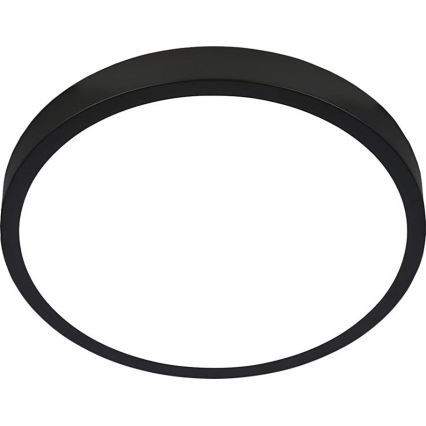 Briloner 3709-015 - Dimmbare LED-RGBW-Deckenleuchte LED/22W/230V 4000K d 38 cm schwarz + Fernbedienung