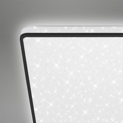 Briloner 3748-415 - LED-Deckenleuchte STAR SKY LED/15W/230V 27x27 cm schwarz