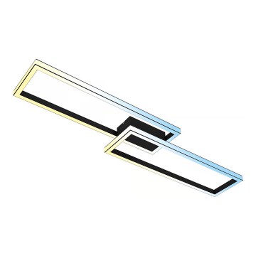 Briloner 3761015 - Dimmbare LED-Deckenleuchte LED/45W/230V 2700-6500K schwarz + Fernbedienung