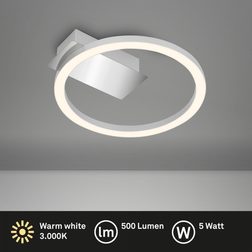Briloner 3778-014 - LED-Deckenleuchte FRAME LED/5W/230V Ø 20 cm mattchrom