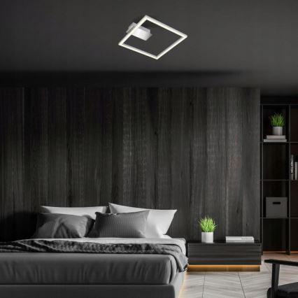Briloner 3780-014 - LED Deckenleuchte FRAME LED/14W/230V 26,5x25 cm mattchrom
