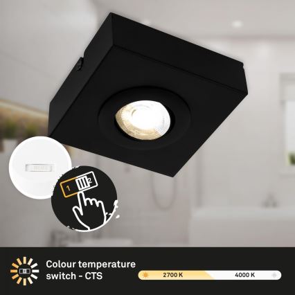 Briloner 3996015 - LED-Strahler CTS LED/4W/230V 2700/4000K schwarz