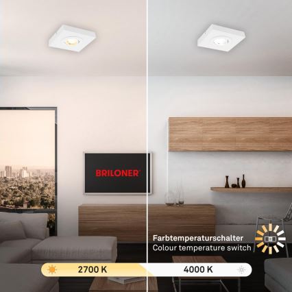 Briloner 3996016 - LED-Strahler CTS LED/4W/230V 2700/4000K weiß
