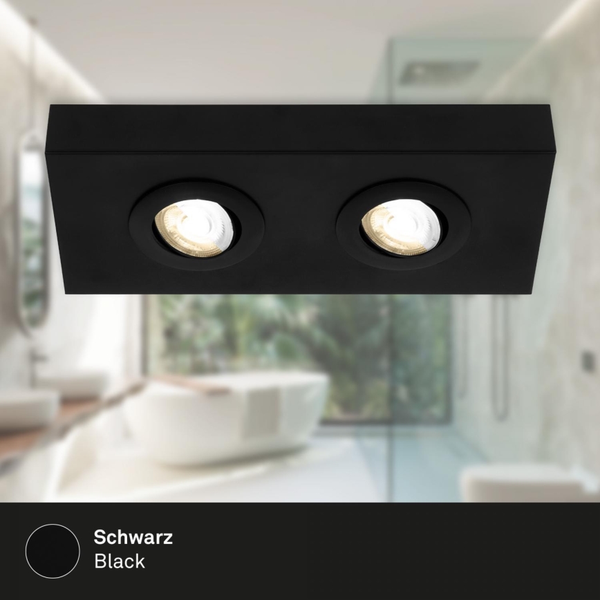 Briloner 3996025 - LED-Strahler CTS 2xLED/4W/230V 2700/4000K schwarz