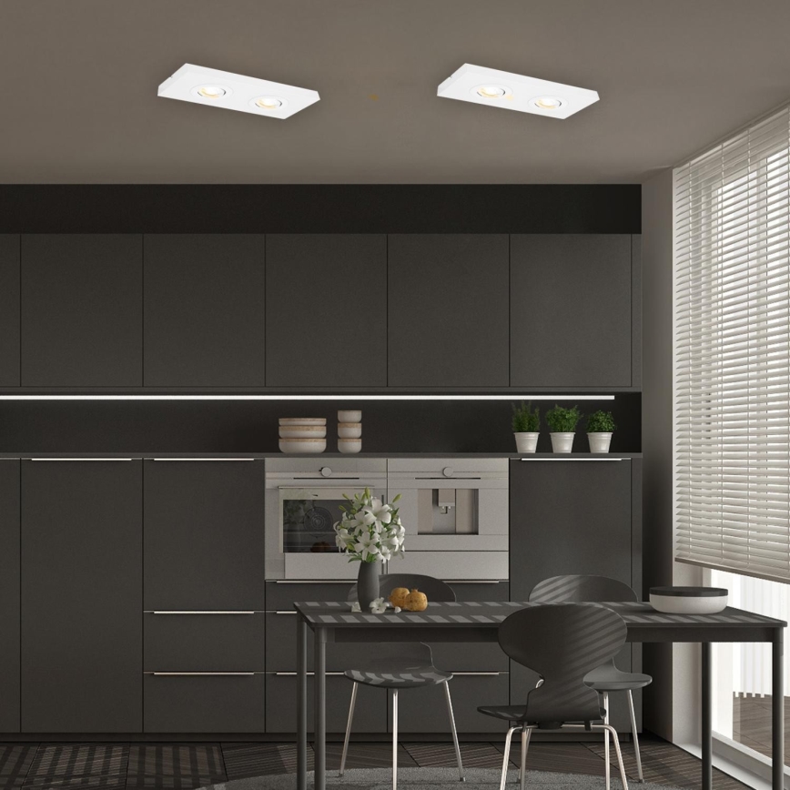 Briloner 3996026 - LED-Strahler CTS 2xLED/4W/230V 2700/4000K weiß