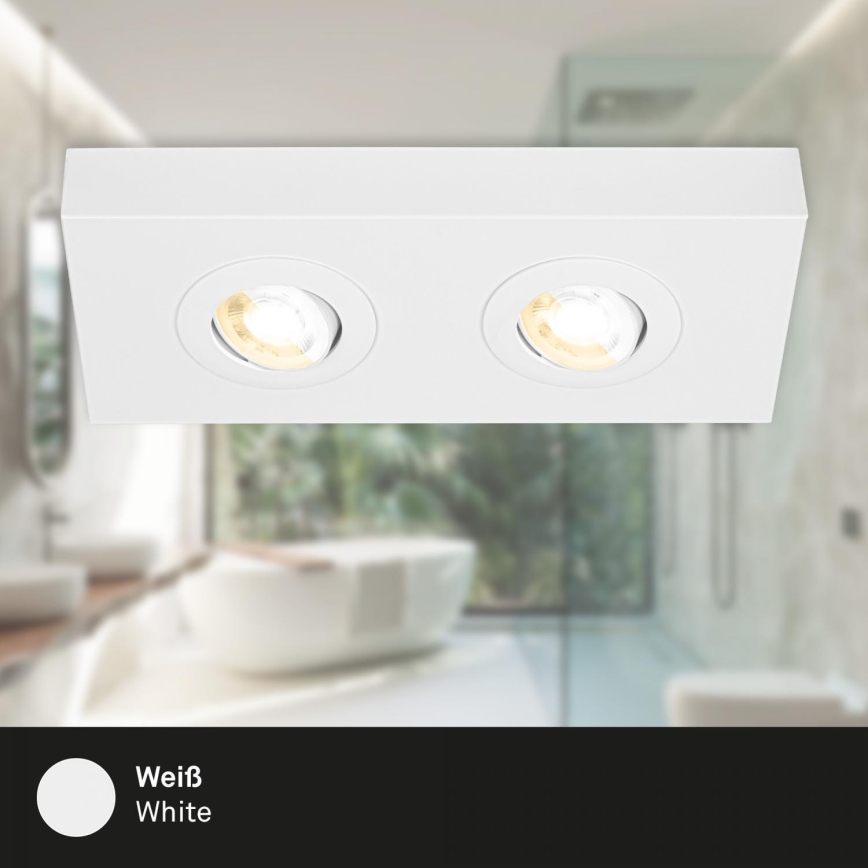 Briloner 3996026 - LED-Strahler CTS 2xLED/4W/230V 2700/4000K weiß