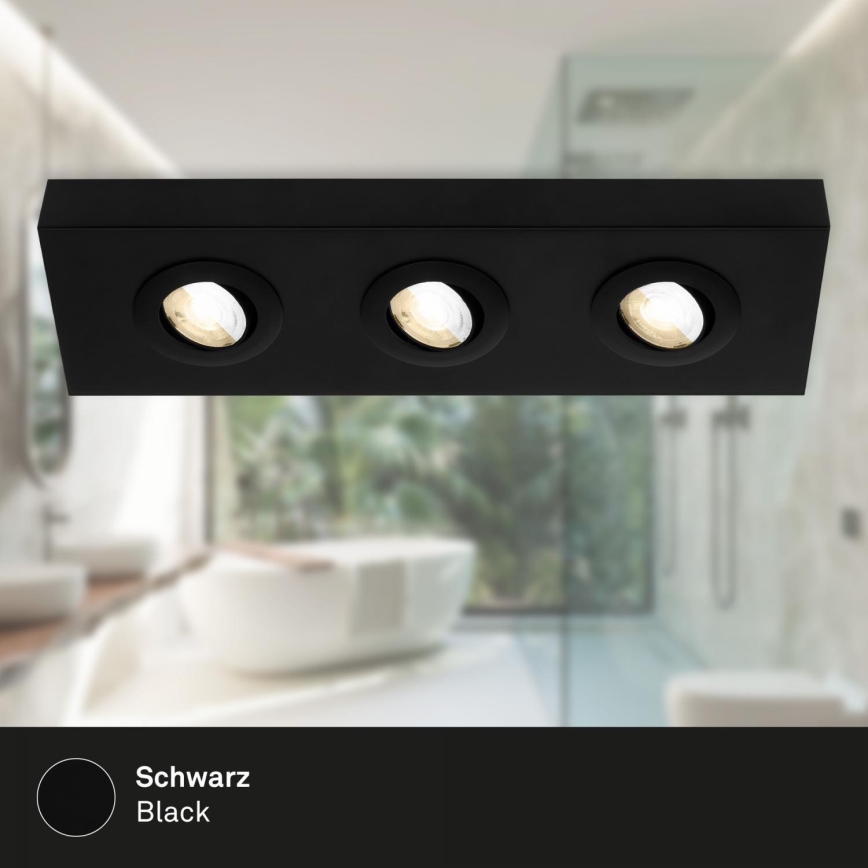 Briloner 3996035 - LED-Strahler CTS 3xLED/4W/230V 2700/4000K schwarz