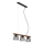 Briloner 4077-035 - Hängeleuchte WOOD & STYLE 3xE14/25W/230V Gummibaum