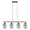 Briloner 4871-045 - Pendelleuchte mit Kabelaufhängung, 4xE27/60W/230V