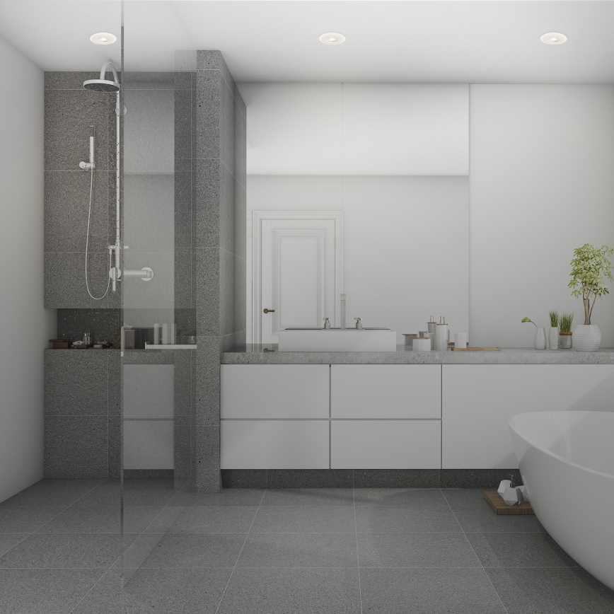 Briloner 7039036 - 3er-Set LED-Einbauleuchten für Badezimmer LED/5W/230V IP44 weiß