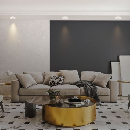 Briloner 7039036 - 3er-Set LED-Einbauleuchten für Badezimmer LED/5W/230V IP44 weiß