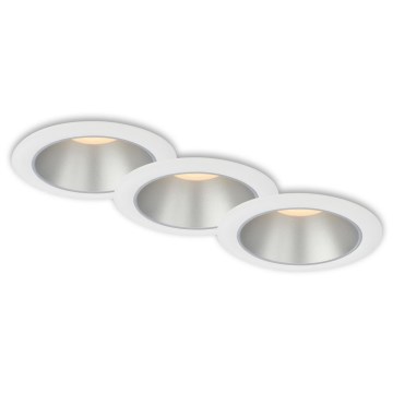 Briloner 7041-036 - SET 3x LED-Einbauleuchte für Badezimmer LED/4,9W/230V IP44 weiß