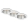 Briloner 7041-036 - SET 3x LED-Einbauleuchte für Badezimmer LED/4,9W/230V IP44 weiß