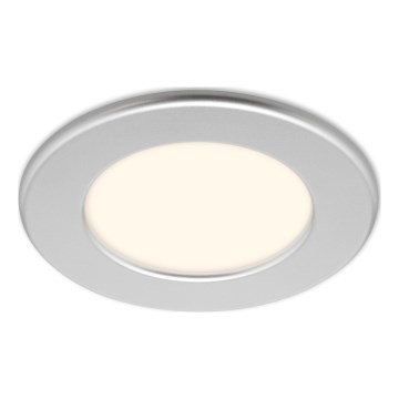 Briloner 7049014 - LED-dimmbare Badezimmer-Einbauleuchte LED/6W/230V 3000K IP44 mattchrom