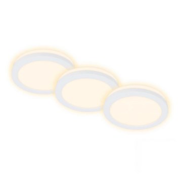 Briloner 7055-036 - SET 3x LED-Einbauleuchte für Badezimmer LED/3W/230V IP44