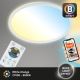 Briloner 7058-016 - Dimmbares LED-Licht SLIM LED/18W/230V 2700-6500K Wi-Fi Tuya + Fernbedienung
