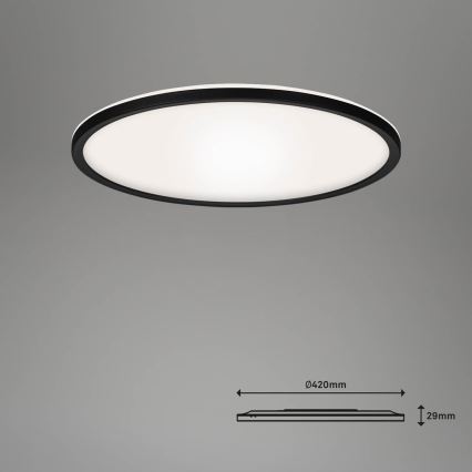 Briloner 7059-015 - Dimmbare LED-Deckenleuchte SLIM LED/22W/230V 2700-6500K Wi-Fi Tuya + Fernbedienung