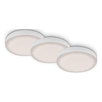 Briloner 7061-436 - SET 3x LED-Einbauleuchte für Badezimmer LED/3W/230V IP44