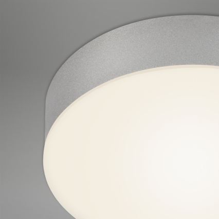 Briloner 7066-014 - LED-Deckenleuchte FLAME LED/21W/230V 3000K silbern d 28,7 cm