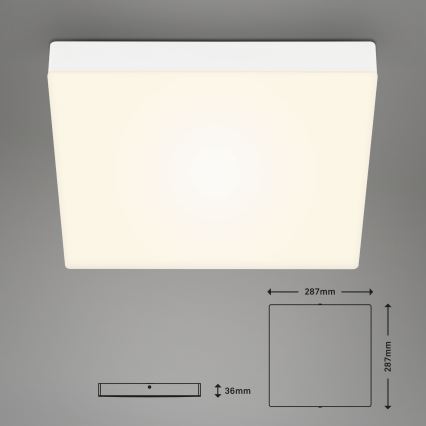 Briloner 7071016 - LED-Deckenleuchte FLAME LED/21W/230V weiß