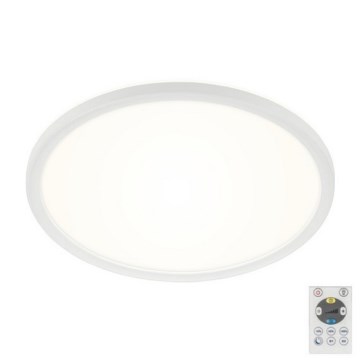 Briloner 7079-016 - Dimmbare LED-Deckenleuchte SLIM LED/18W/230V 2700-6500K + Fernbedienung