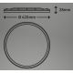 Briloner 7080-015 - Dimmbare LED-Deckenleuchte SLIM LED/22W/230V 2700-6500K + Fernbedienung