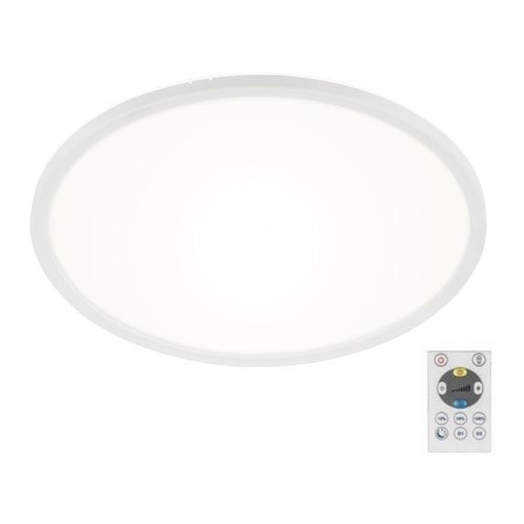 Briloner 7080-016 - Dimmbare LED-Deckenleuchte SLIM LED/22W/230V 2700-6500K + Fernbedienung