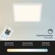 Briloner 7081-016 - Dimmbare LED-Deckenleuchte SLIM LED/18W/230V 2700-6500K + Fernbedienung