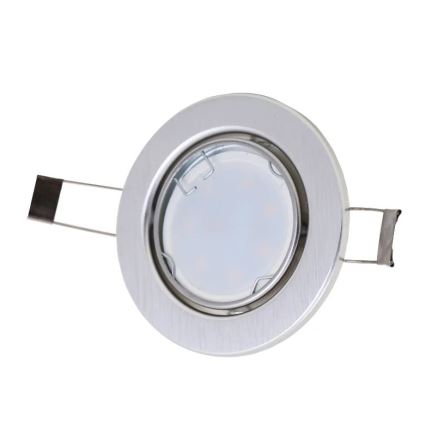 Briloner 7221-039 - SET 3x LED-Deckenleuchte fürs Badezimmer 1xGU10/3W/230V IP23 silbern