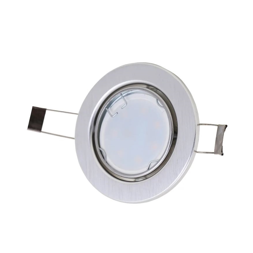 Briloner 7221-039 - SET 3x LED-Deckenleuchte fürs Badezimmer 1xGU10/3W/230V IP23 silbern
