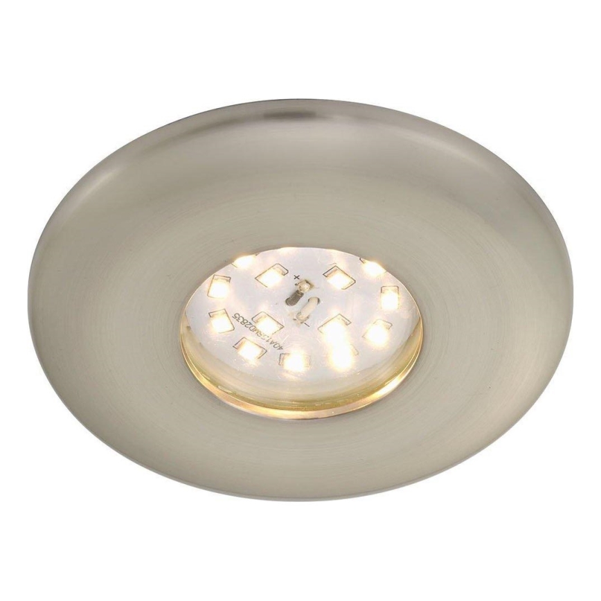 Briloner 7227-012 - LED-Einbauleuchte für Badezimmer LED/5W/230V IP65 matt Chrom