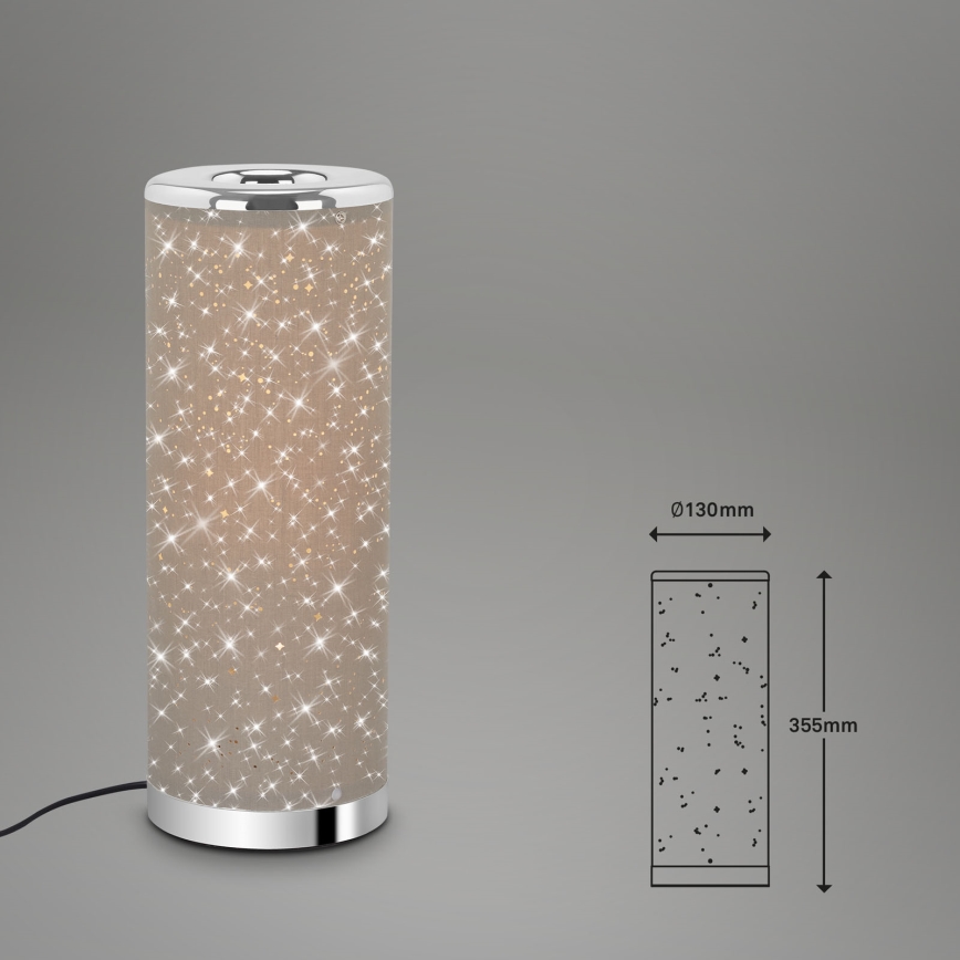 Briloner 7334-011 - LED-Tischlampe STARRY SKY 1xGU10/5W/230V braun