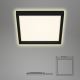 Briloner 7362-015 - LED Deckenleuchte CADRE LED/18W/230V 29,6x29,6 cm schwarz