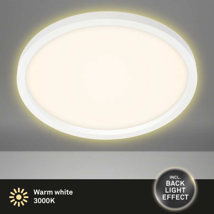 Briloner 7363-016 - LED Deckenleuchte CADRE LED/22W/230V d. 42,5 cm weiß