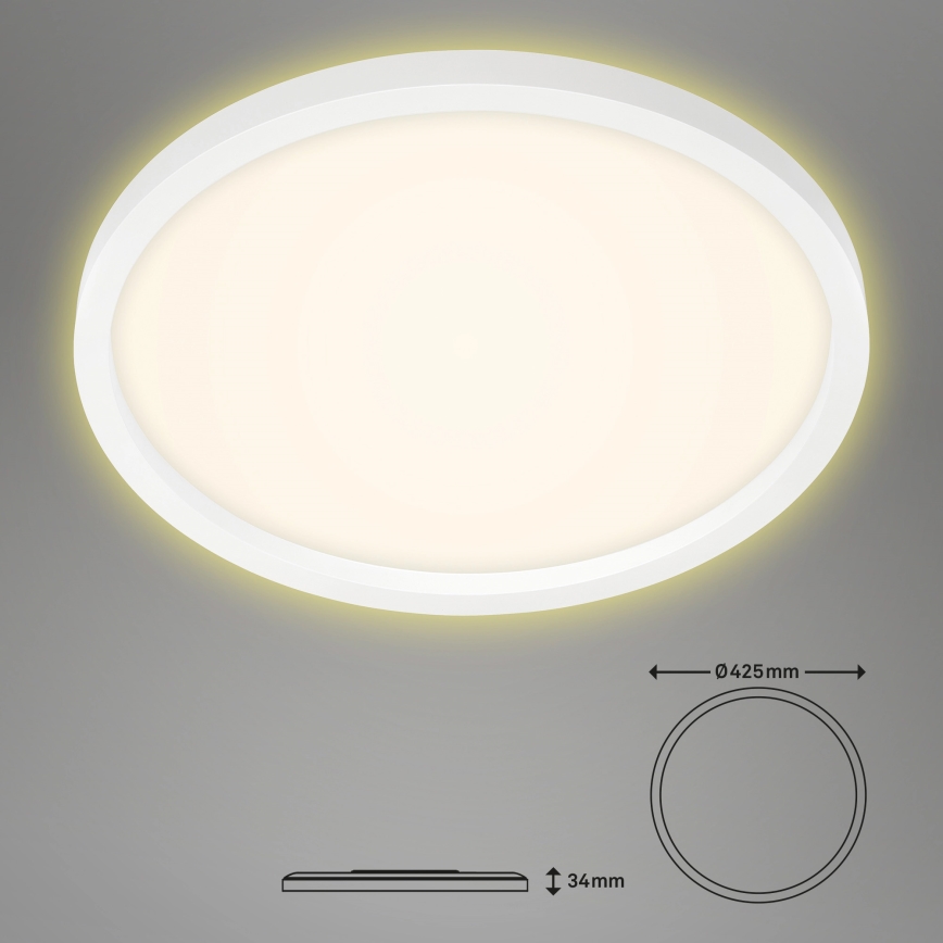 Briloner 7363-016 - LED Deckenleuchte CADRE LED/22W/230V d. 42,5 cm weiß