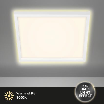 Briloner 7364-016 - LED Deckenleuchte CADRE LED/22W/230V 42,2x42,2 cm weiß