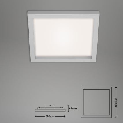 Briloner 7370-014 - LED dimmbare Deckenleuchte LED/18W/230V 3000-6500K + Fernbedienung