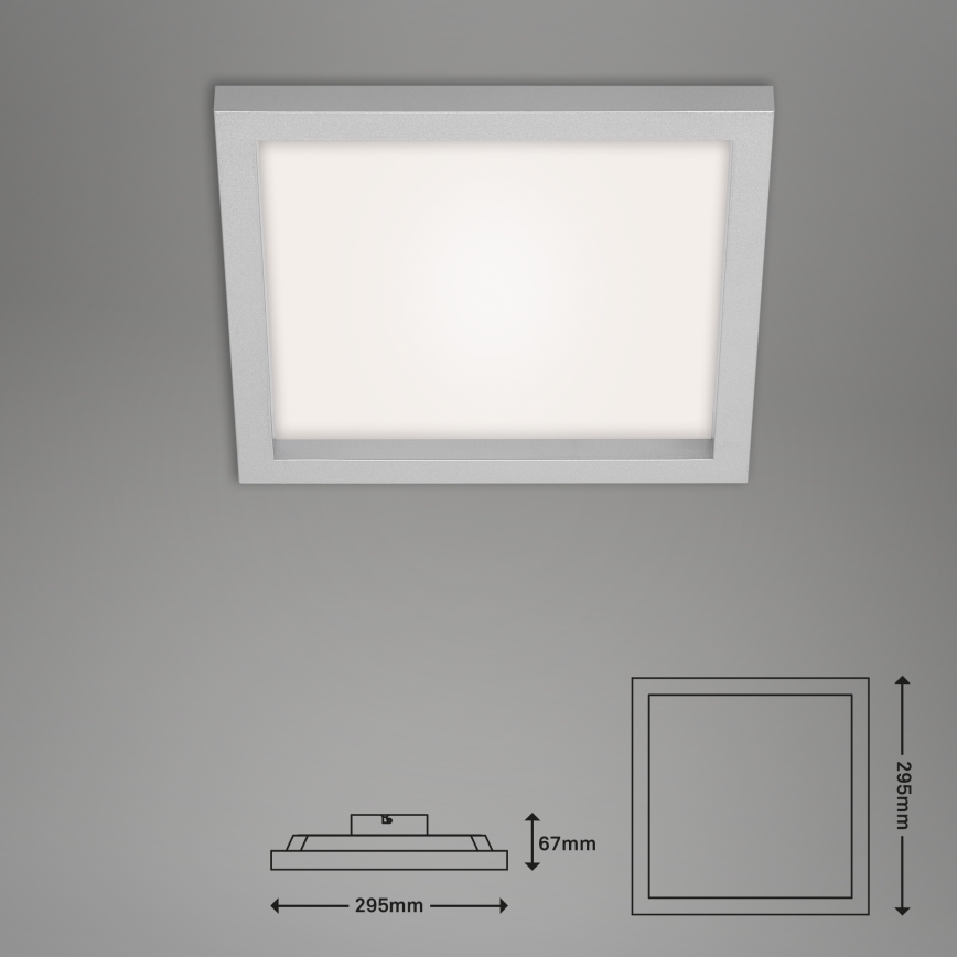 Briloner 7370-014 - LED dimmbare Deckenleuchte LED/18W/230V 3000-6500K + Fernbedienung