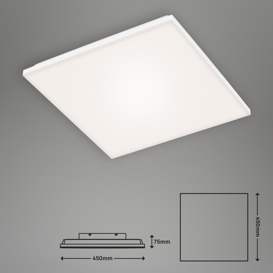 Briloner 7376-116 - LED-Deckenleuchte FRAMELESS LED/24W/230V