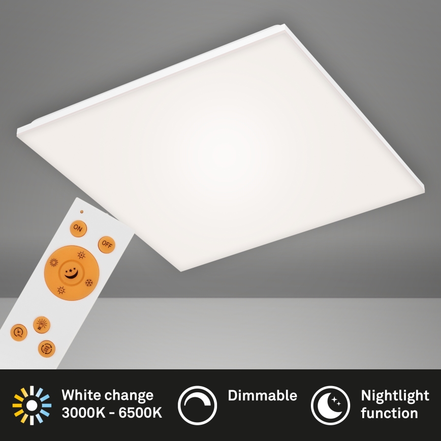Briloner 7378216 - Dimmbares LED-Panel LED/38W/230V 3000-6500K + Fernbedienung