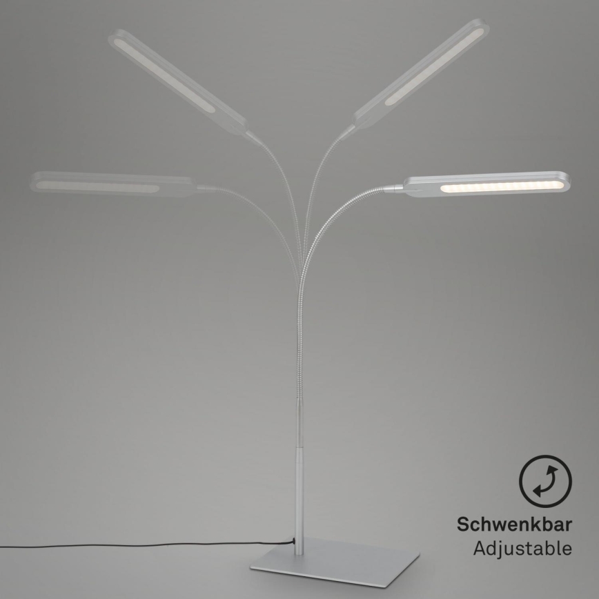 Briloner 7389-014 - Dimmbare, flexible LED-Tischleuchte mit Touch-Funktion SERVO LED/8W/230V 3000/4000/6500K