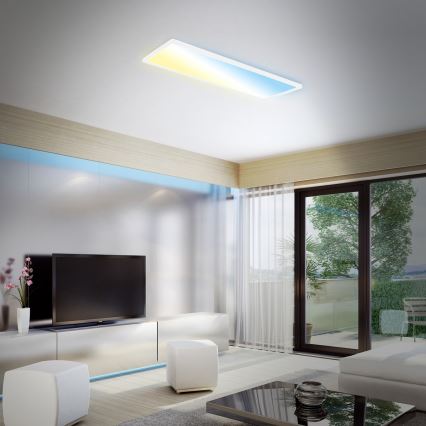 Briloner 7403-016 - Dimmbare LED-Deckenleuchte SLIM LED/23W/230V 2700-6500K + Fernbedienung