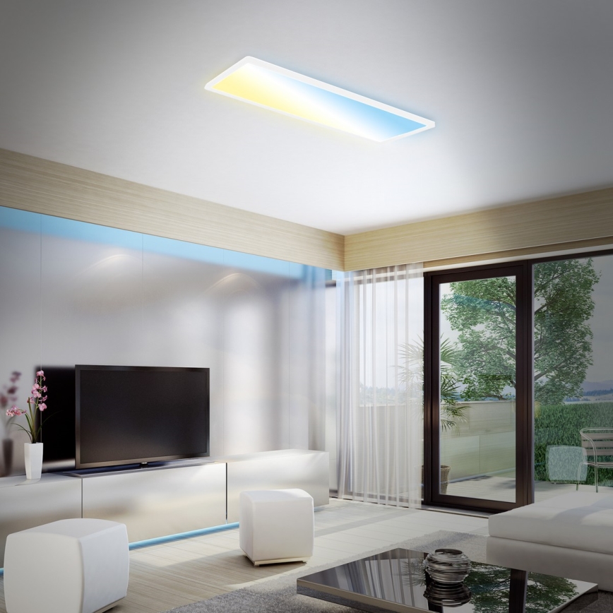 Briloner 7403-016 - Dimmbare LED-Deckenleuchte SLIM LED/23W/230V 2700-6500K + Fernbedienung